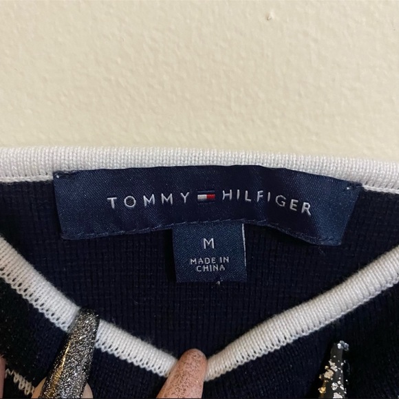 Tommy Hilfiger Black Peplum Sweater Tank | Size M - Picture 3 of 4